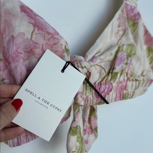 NWT Spell & the Gypsy rose garden crop size medium - Picture 9 of 9